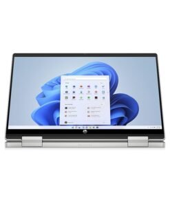 HP (Upgraded Version) Pavilion x360 2 in 1 Laptop With 14-Inch Display, Core i5 1335U Processor/8GB RAM/512GB SSD/Intel Iris Xe Graphics/Windows 11 Home / Natural English/Arabic Natural silver
