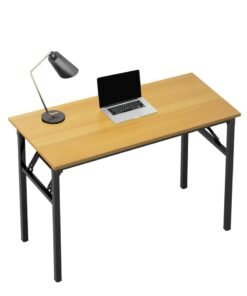 Meishida Folding Desk Small Computer Table for Home Office Portable Outdoor Table Writing Desk for Small Spaces