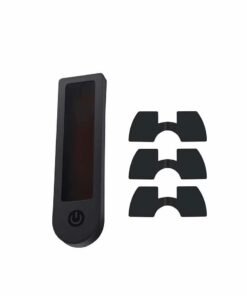 Scooter Replacement Part Accessory Waterproof Silicone Cover Dust Proof Dashboard and 3 Pieces Rubber Vibration Dampers for Xiaomi Mijia M365/ M365 Pro Scooter