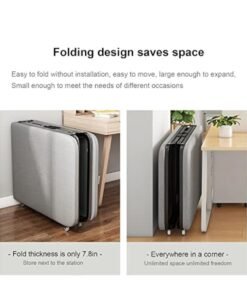 Alternative view of Arabest Folding Bed with Sponge Mattress, Portable Foldable Cot with Steel Frame, Rollaway Guest Bed with 4 Wheels Space-Saving Adult Beds, Easy Assembly & Moving(186 *60* 38cm)