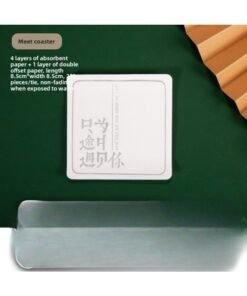 Hotel Hotel Bed & Breakfast Paper Disposable Absorbent Coaster Conference Tea Cup Mat Ashtray Pad Paper Can Be Ordered