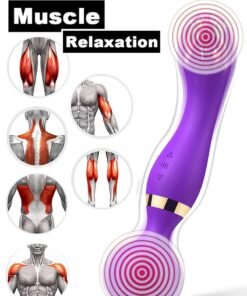 Portable Deep Tissue Muscle Massager – Handheld Electric Sports Recovery Physiotherapy Device for Back, Neck, Shoulders & Legs