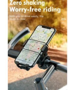 Alternative view of hoco. Ca73 Bike Phone Holder Bicycle & Motorcycle Phone Mount Universal Mount, Suitable For Mobile Phones Within 4.5 - 7 Inch, Compatible With Iphone 16 Pro Max, Samsung S24 Ultra Xiaomi Oppo Huawei