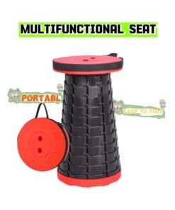 Portable Folding Stool 25×45cm - Multi-functional Lightweight Seat | Outdoor Travel/Public Transport/Household Use