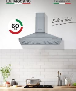 La Modano 60cm Stainless Steel Built-in Pyramid Ventilation Hood With 3 Speeds LMCH60ST Silver