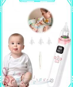 EzzySo Electric Silent Baby Nasal Aspirator Automatic Baby Nasal Aspirator Nasal Vacuum Cleaner For Infant Safety Electric Silent Cleaner