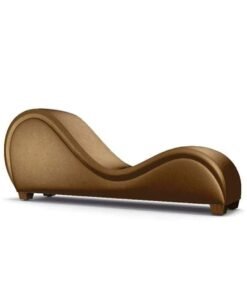 R2R FURNITURE R2R Leather S Shaped Sofa - Brown