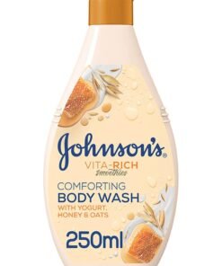 Johnson's Body Wash Vita-Rich, Smoothies, Comforting, Yogurt, Honey And Oats 250ml