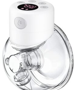 spa luxetique Breast Pump, Electric Breast Pump, Wearable Breast Pump, Hands Free Breast Pump, 2 Mode & 9 Levels, 24mm Flange, 1 Pack