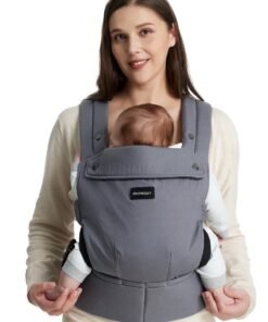 Momcozy Baby Carrier Newborn To Toddler - Ergonomic, Cozy And Lightweight Infant Carrier For 7-44Lbs, Effortless To Put On, Ideal For Hands-Free Parenting, Enhanced Lumbar Support