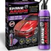 SHINE ARMOR Automotive Armor For Shine, Waterless Car Wash, Shine and Protect Your Car Like a Pro, Quick Ceramic Coat, Make Your Car Shine Like New, Car Wash & Wax 236ml (Spray Included)