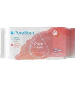 PureBorn Pure Grapefruit Wipes 60 Count