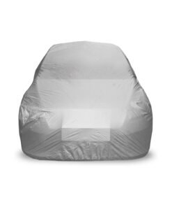 PEVA Waterproof All Weather Full Car Cover Extra Large  Outdoor Car Cover Sunscreen Heat Protection Dustproof UV Protection Scratch Resistant Universal Fit XL Car Cover Suit Outdoor Full Exterior Covers for Automobiles