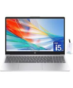 HP (Upgraded Version) Laptop With 15.6-Inch Display, Core i5-1335U Processor/16GB RAM/512GB SSD/Intel Iris XE Graphics/Windows 11 Home + 32GB USB FLASH English silver