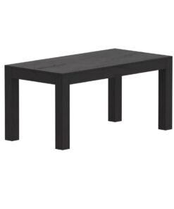 Mahmayi Modern Wooden 8-Seater Dining Table Only - Stylish Anthracite Jura Slate Finish for Kitchen, Dining Room, Living Room