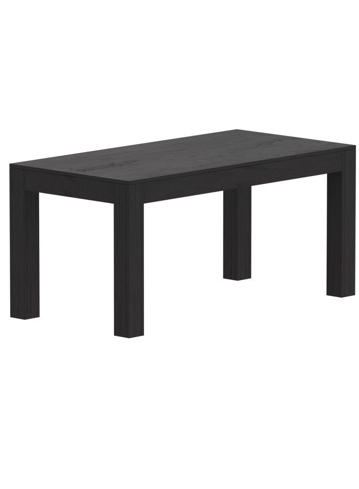 Mahmayi Modern Wooden 8-Seater Dining Table Only - Stylish Anthracite Jura Slate Finish for Kitchen, Dining Room, Living Room