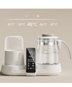 Alternative view of Nihon RAF 6-in-1 Baby Bottle Sterilizer & Warmer with Electric Kettle | LED Digital Display, 1200ml Borosilicate Glass Jar | Milk, Formula & Baby Food Maker for Newborn Care