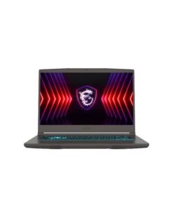 MSI Thin 15 (Upgraded Laptop) Gaming Laptop With 15.6-Inch Display, Core i5-12450H Processor/8GB RAM/512GB SSD/4GB Nvidia GeForce RTX 2050 Graphics/Windows 11/ english_arabic Black
