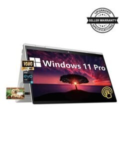 HP (Upgraded Version) Envy x360 2-in-1 Convertible Business Laptop With 15.6-Inch FHD Touchscreen Display, 12th Gen Intel Core i7-1255U Processer/32GB RAM/1TB SSD/Intel Iris Plus Graphics/Windows 11 Pro English Silver