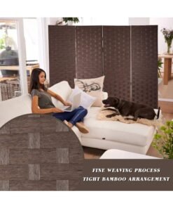 Alternative view of MOMENT Foldable Movable Stretch Room Divider, [200 X 180Cm] Fully Hand-Woven Entrance Partition, Suitable For Office, Bedroom, Living Room, Hotel Room Wall