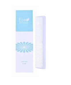 Eco Botanics Bulk Set pack of 50 Travel Size Hotel Amenities Eco Comb Individually Wrapped with Paper Box