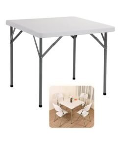 Hanaiette Plastic table Square table Folding table Foldable Table Camping Table Portable Table