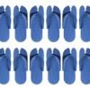 Chitra Artworks - Spa and Hotel Accessories, Guest House Kit Guest Room Free Size 5MM Sole Filp Flop Slipper - Sky (Pack of