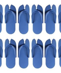 Chitra Artworks - Spa and Hotel Accessories, Guest House Kit Guest Room Free Size 5MM Sole Filp Flop Slipper - Sky (Pack of