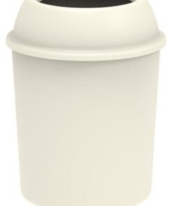 Cosmoplast 5L Round Dust Bin (Off White) Off White 5.0Liters