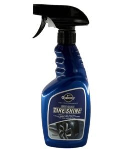Galaxy Tire Shine Spray for Cars – Deep Black Wet Look & Long-Lasting Gloss | Protects from Dust, Fading & Cracks | Easy Spray Application for Instant Shine
