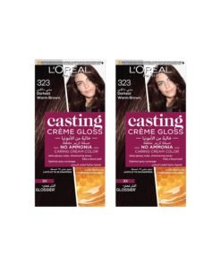 L'OREAL PARIS Casting Crème Gloss No Ammonia Hair Color For Shiny Hair 323 Darkest Warm Brown