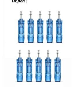 Dr.pen Drpen M8S/A9 Micro Needle Pen Replacement Cartridges 10pcs 12 Needle Genuine Leather Automatic Pen Clip Slot Cartridge