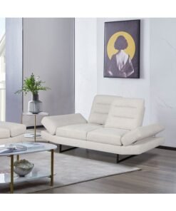 Home Box Brazil 2-Seater XL Fabric Sofa With Adjustable Headrest 106 x 97 x 192 cm