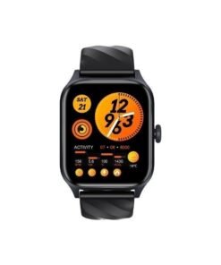 Weofly Active Smart Watch with 1.85" HD Touch Screen, Fitness Tracker, and 100+ Sport Modes - Black