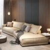 AAF FURNITURE Light Luxury Style Furniture  Combination Sofa Set Beige Without Pillow
