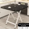 Folding Table Outdoor Dining Table Portable Camping Table Home Bedroom Rental House Square Table(80*80CM)