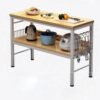 NKX Multi functional 2-Tier Kitchen Rack with Storage Cabinet