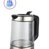 Admiral 1.7L 360° Glass Electric Kettle with Stainless Steel Heater, LED Indicator, Manual Lid & Heat Plate – 2200W, 220-240V, 1-Year Warranty – Model ADKT170GSSH 1.7 L 220 W ADKT170GSSH Glass