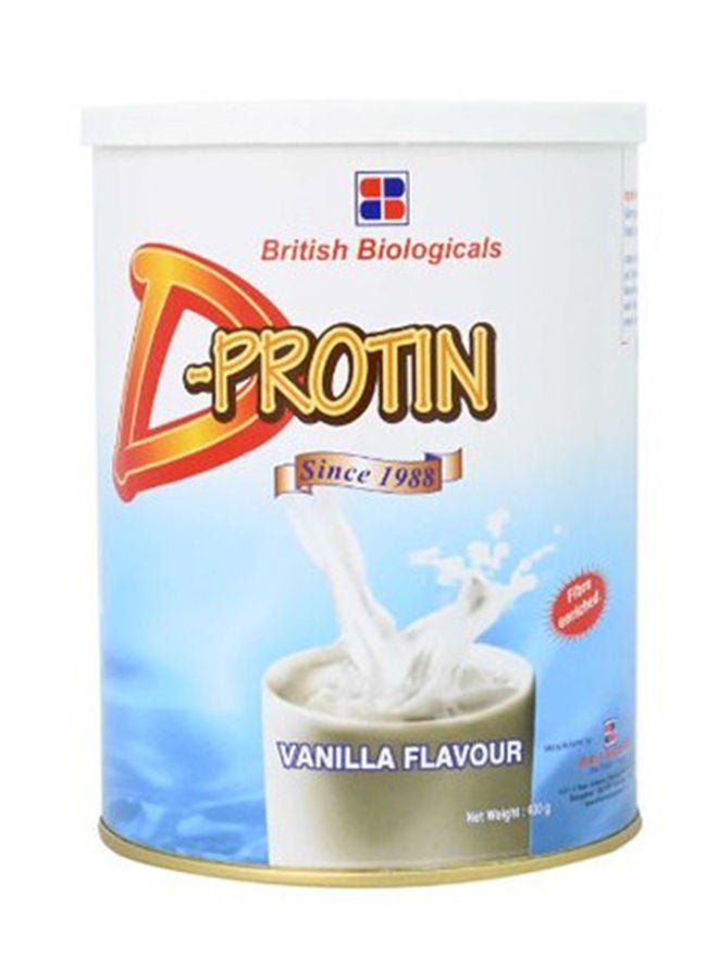 British Biologicals D Protin Milk Vanilla Flavor 400 grams