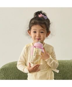 Alternative view of Grosmimi Spill Proof no Spill Magic Sippy Cup with Straw with Handle for Baby and Toddlers, Customizable, PPSU, BPA Free 10 oz (Pink)