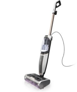 Shark SteamPickUp 3-in-1 Steam Mop for Hard Floors, Chemical Free, Cleans & Separates Wet & Dry Dirt, 420ml Content, Inc. Extra Brush Roll, Storage Station & Brush Roll Holder 1230 W SD200ME White