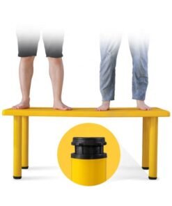 JSAITOYS Kids Plastic Table with Removable Legs Plastic Rectangle Table