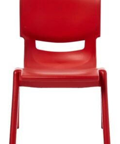 Cosmoplast Plastic Junior Deluxe Chair- L 38 x W 32 x  H 53 cm (Red) Red - Image 4