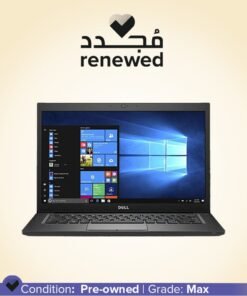 DELL Renewed - Latitude 7480 Laptop With 14-Inch Display,Intel Core i7 Processor/6th Gen/16GB RAM/256GB SSD/Intel HD Graphics English Black