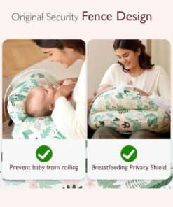 Alternative view of Momcozy Nursing Pillows For Breastfeeding, Plus Size Portable Breastfeeding Pillow And Positioner With Original Security Fence