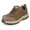 JCB SPORTS LACE 3" Safety Shoes for Men JCB-001A | Composite Toe - Oil, Heat & Puncture Resistant - EH, ASTM F2413-18 Certified - Mid Brown