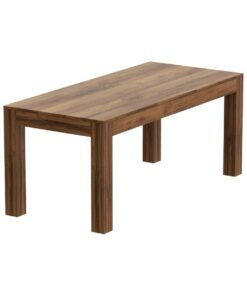 Mahmayi Modern Wooden 8-Seater Dining Table Only - Stylish Dark Hunton Oak Finish for Kitchen, Dining Room, Living Room