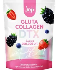 Joji Gluta Collagen DTX Mixed Berry – 200,000mg | Brightens Skin & Boosts Immunity | Glutathione & Collagen Drink Powder
