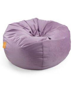 Jumbble Suede Bean Bag with Filling | Ultimate Indoor Lounging Chair for All Ages | Velvet Soft Fabric | Filled with Polystyrene Beads(XXL, Dark Pink)70 X 100 X 110cm