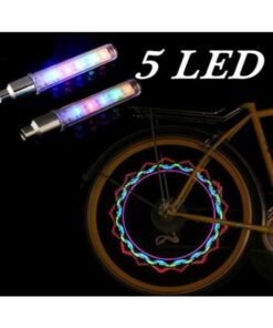 STL 2-Piece LED Wheel Valve Light 10cm, Bike Lights, Bike Lights Set ,Bicycle Lights - Image 3